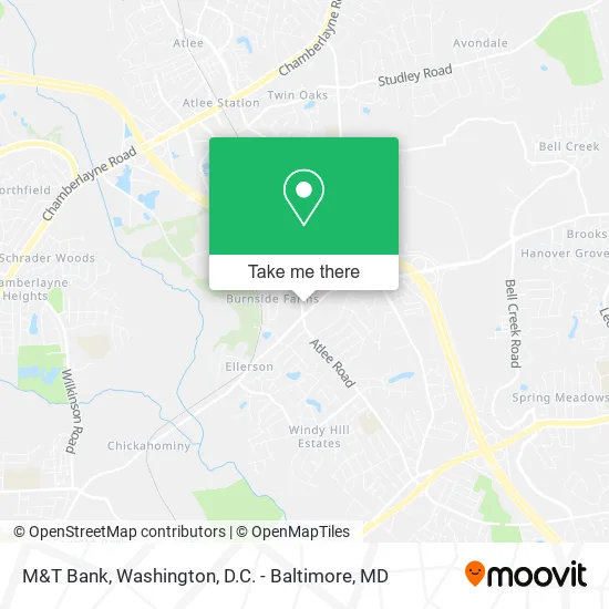 M&T Bank map
