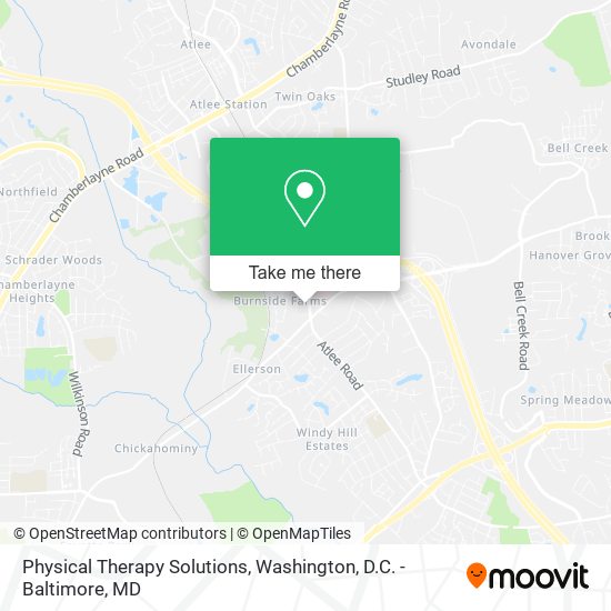 Mapa de Physical Therapy Solutions