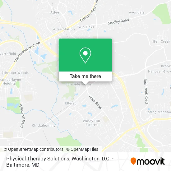 Physical Therapy Solutions map