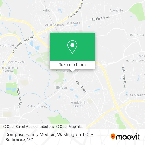 Compass Family Medicin map