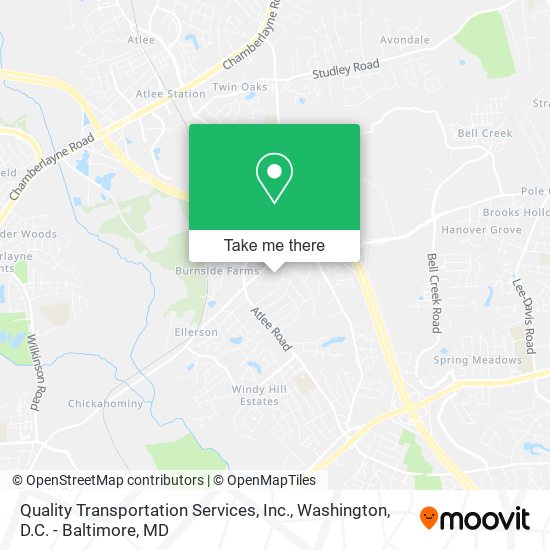 Quality Transportation Services, Inc. map