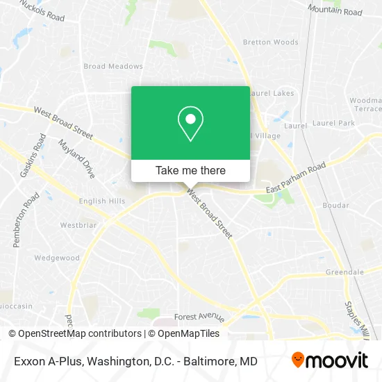 Exxon A-Plus map