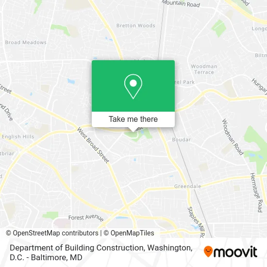 Department of Building Construction map