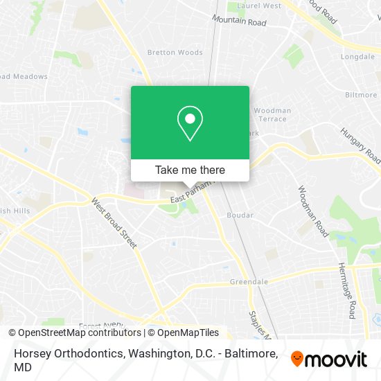 Mapa de Horsey Orthodontics