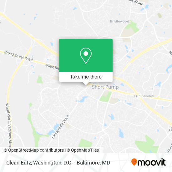 Clean Eatz map