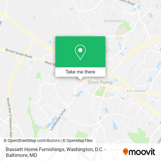 Bassett Home Furnishings map