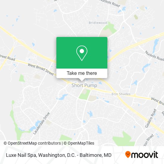 Luxe Nail Spa map