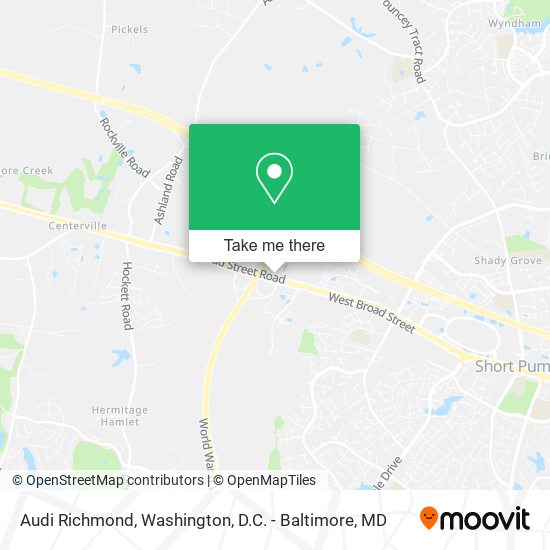 Audi Richmond map