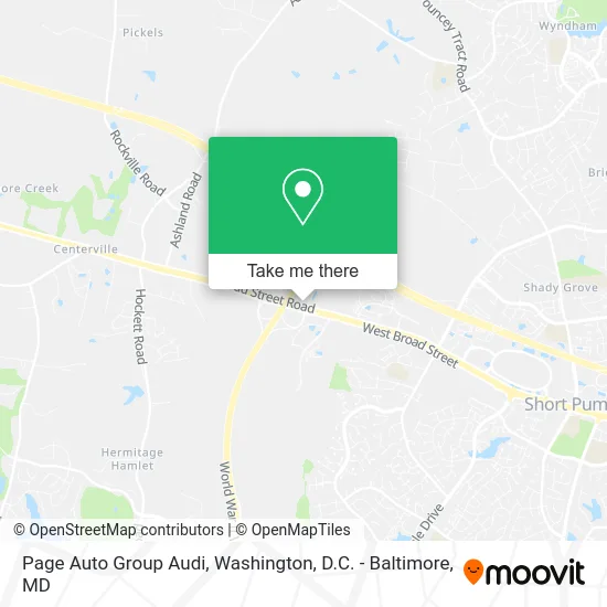 Page Auto Group Audi map
