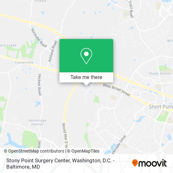 Stony Point Surgery Center map