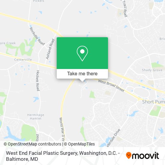 West End Facial Plastic Surgery map