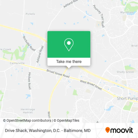 Drive Shack map