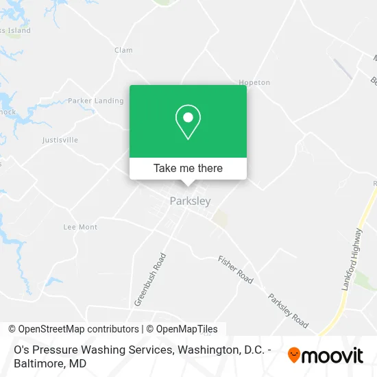 O's Pressure Washing Services map