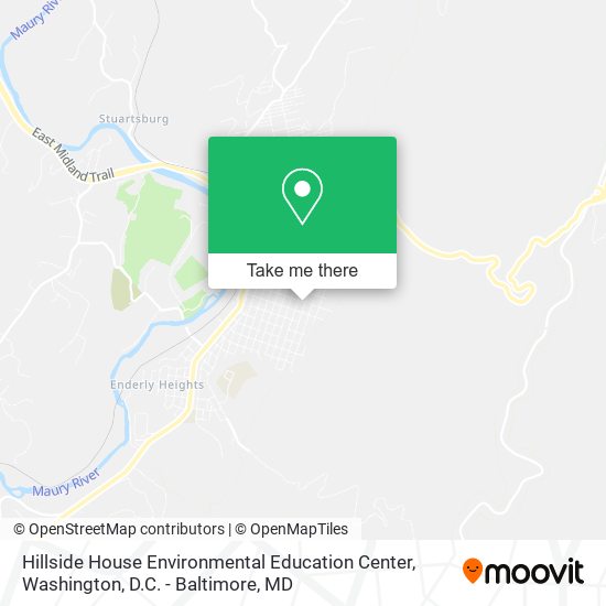 Hillside House Environmental Education Center map