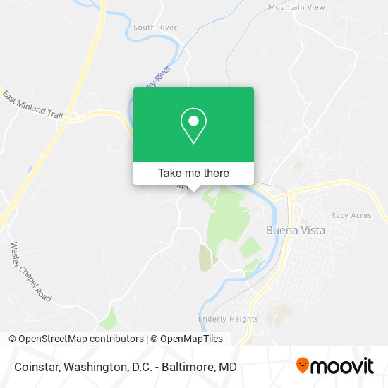 Coinstar map