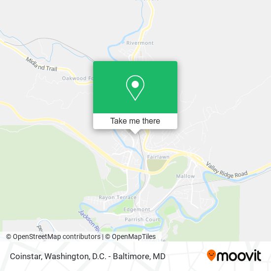 Coinstar map