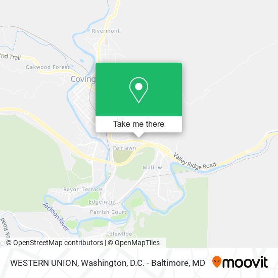 Mapa de WESTERN UNION