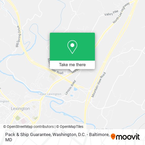 Pack & Ship Guarantee map
