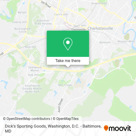 Dick's Sporting Goods map