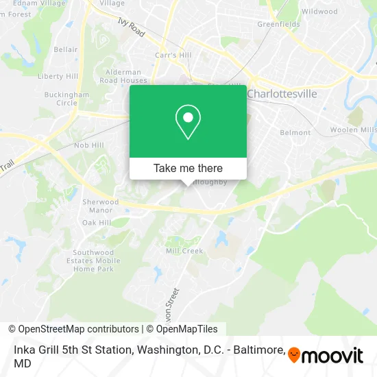 Inka Grill 5th St Station map