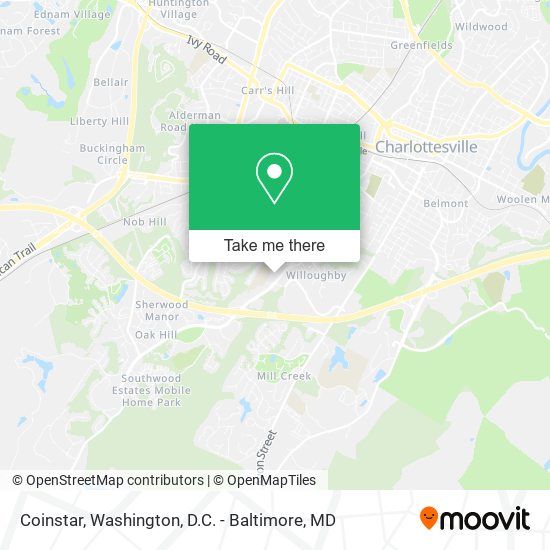 Coinstar map
