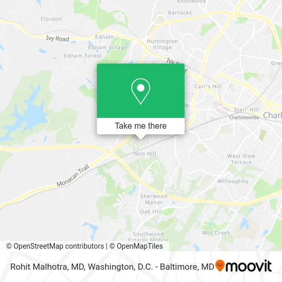 Rohit Malhotra, MD map