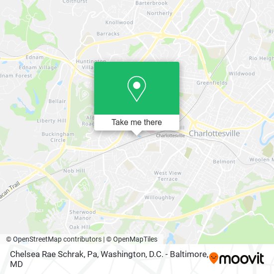 Mapa de Chelsea Rae Schrak, Pa