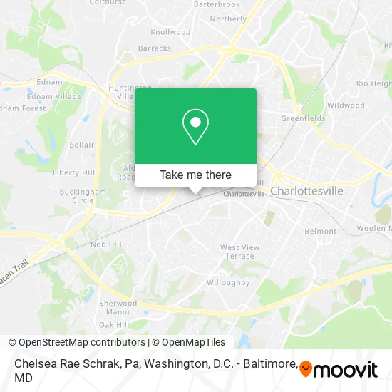 Mapa de Chelsea Rae Schrak, Pa