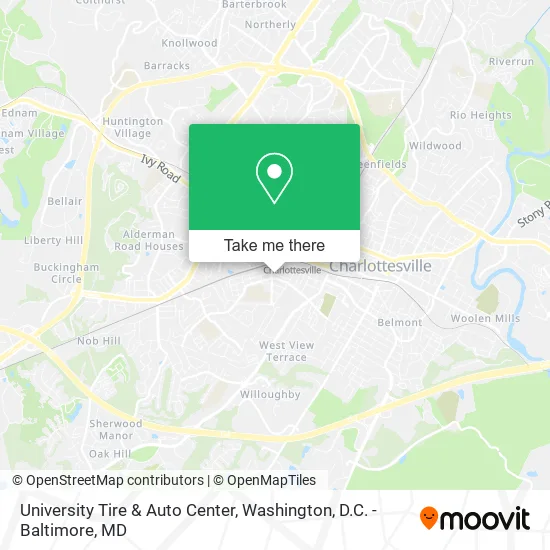 Mapa de University Tire & Auto Center