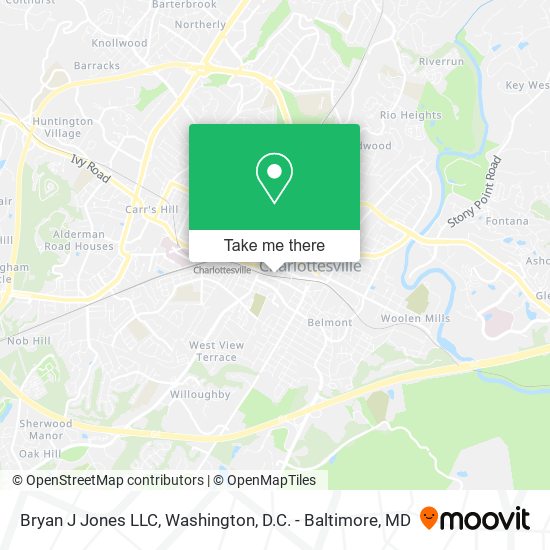 Bryan J Jones LLC map