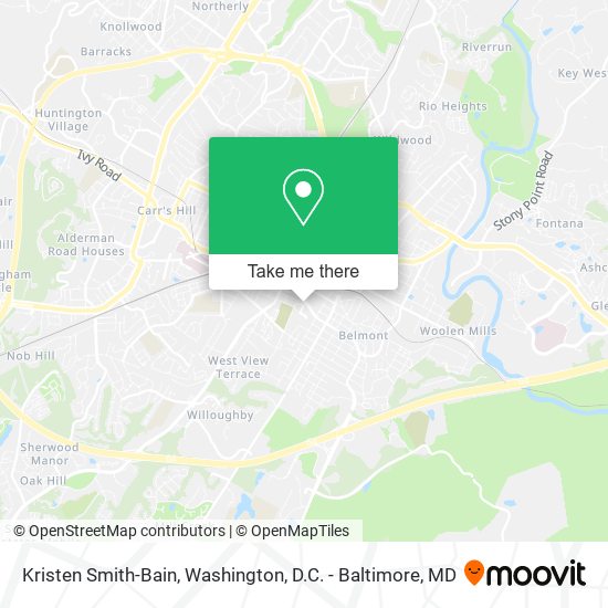 Mapa de Kristen Smith-Bain