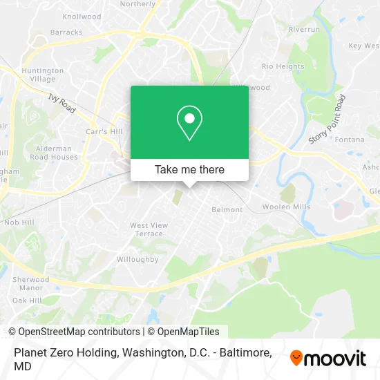 Planet Zero Holding map