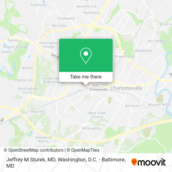 Jeffrey M Sturek, MD map