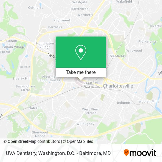 UVA Dentistry map