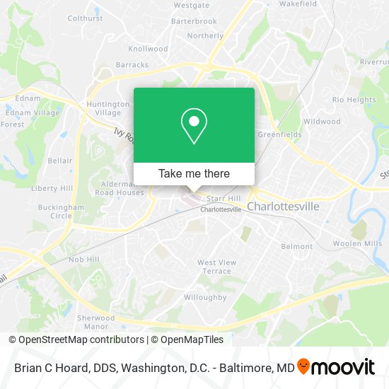Mapa de Brian C Hoard, DDS