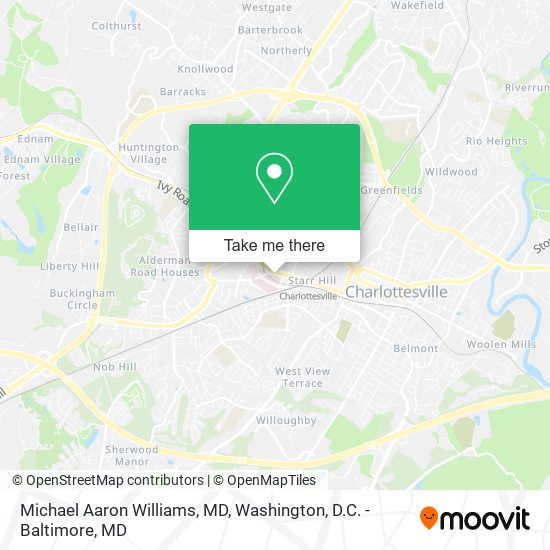 Mapa de Michael Aaron Williams, MD