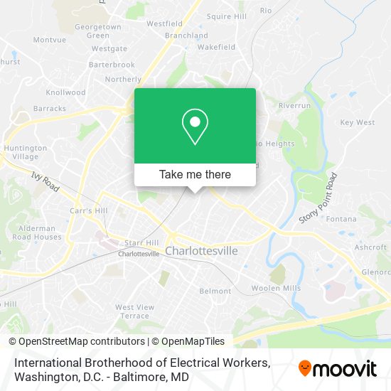 International Brotherhood of Electrical Workers map