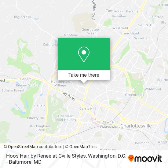 Mapa de Hoos Hair by Renee at Cville Styles