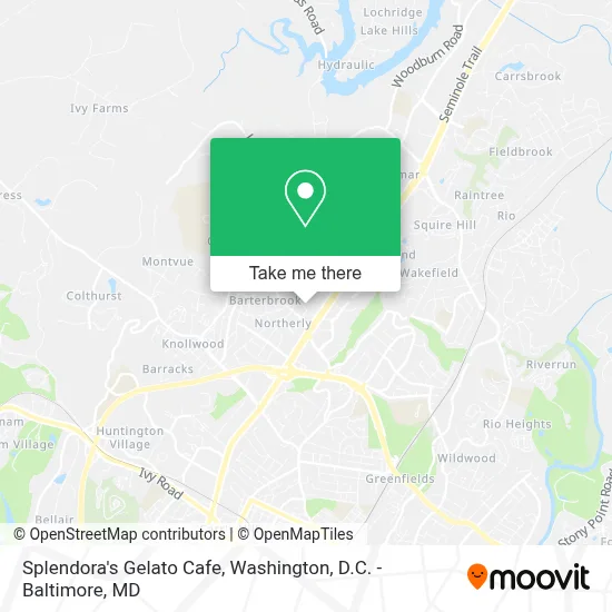 Splendora's Gelato Cafe map