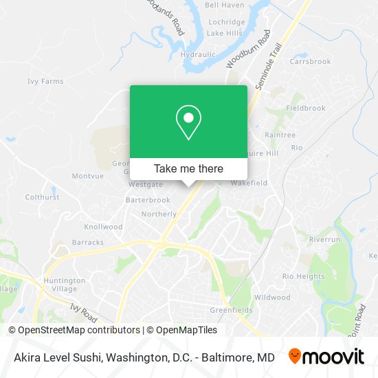 Akira Level Sushi map
