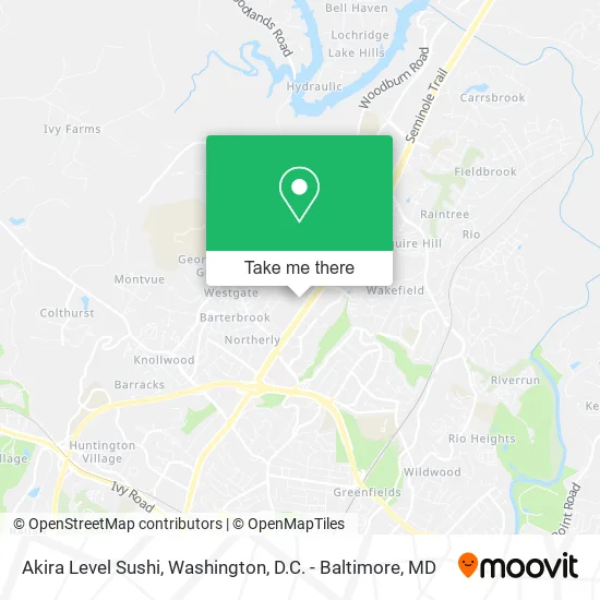 Akira Level Sushi map