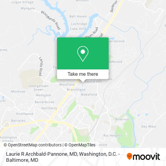 Mapa de Laurie R Archbald-Pannone, MD