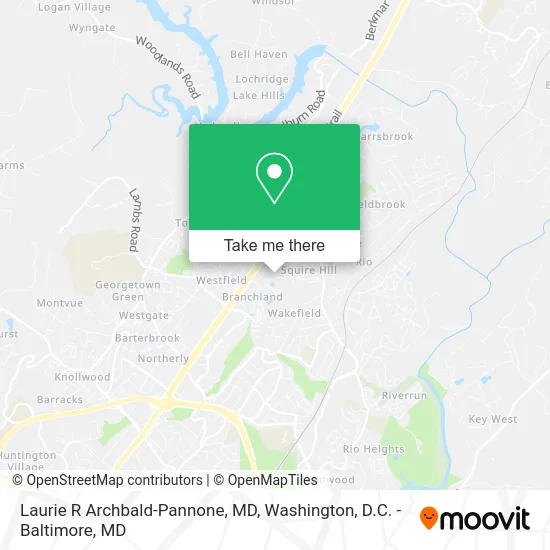 Laurie R Archbald-Pannone, MD map