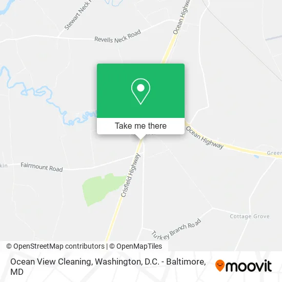 Ocean View Cleaning map