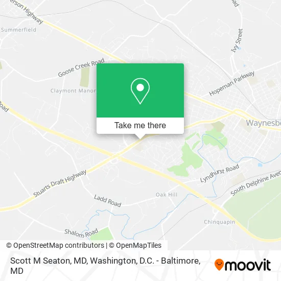 Scott M Seaton, MD map