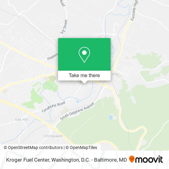 Kroger Fuel Center map