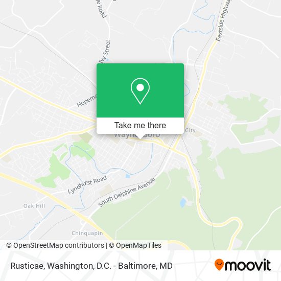 Rusticae map