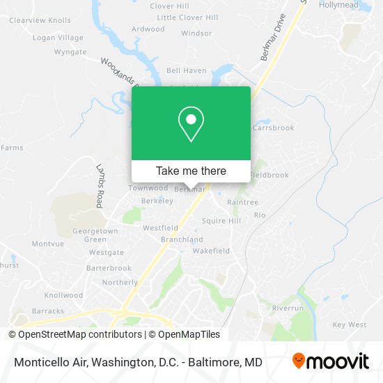 Monticello Air map