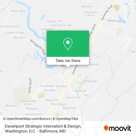 Davenport Strategic Innovation & Design map