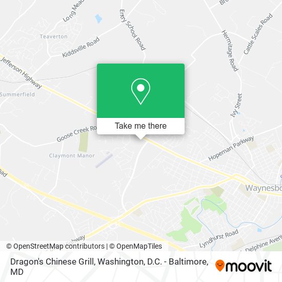 Mapa de Dragon's Chinese Grill